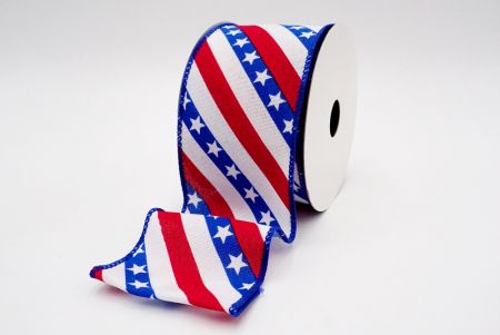 July-4th Celebrate_Matellic woven ribbon_flag of USA